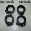 1072-Pipes d'amissions avec colliers (les 4) YAMAHA R1 RN014