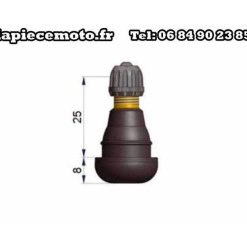 Valve Droite Caoutchoutée Tr412